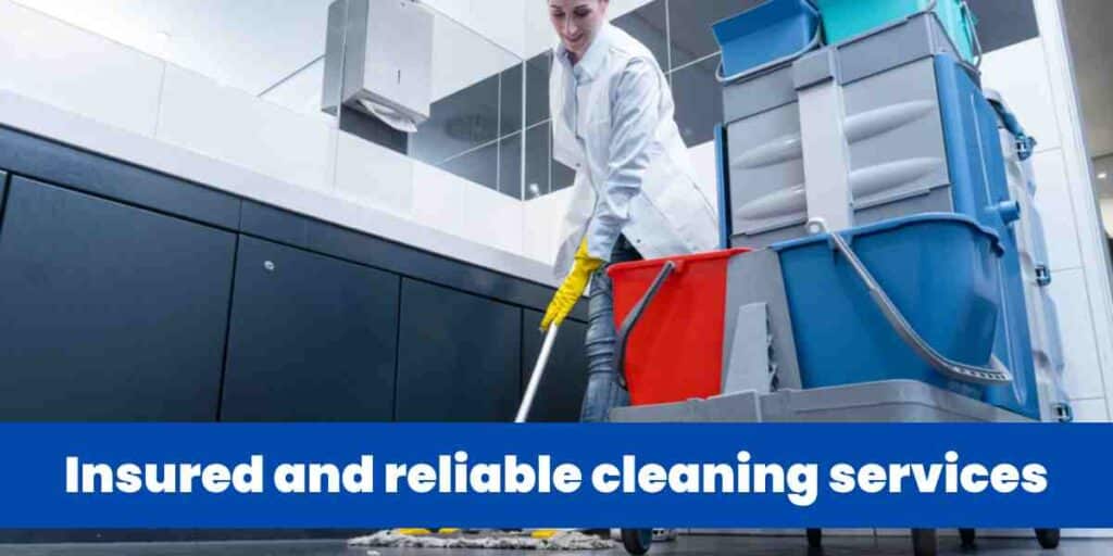 Insured and reliable cleaning services